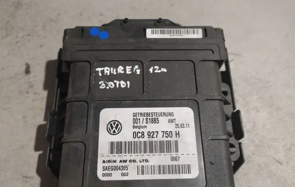 Volkswagen Touareg II Gearbox control unit/module 0C8927750H 001S1885 SAEG004365