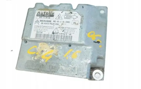 Citroen C4 I Airbag control unit/module 9662643680