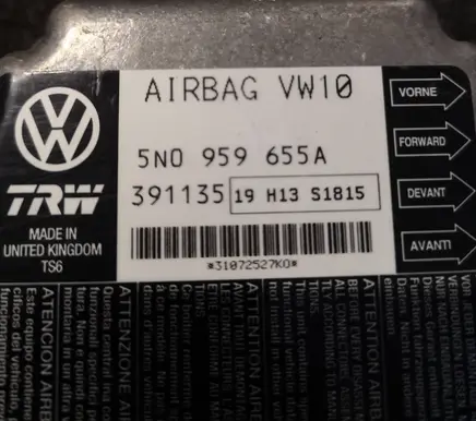 Volkswagen PASSAT B6 Airbag control unit/module 5N0959655A 391135 19H13S1815