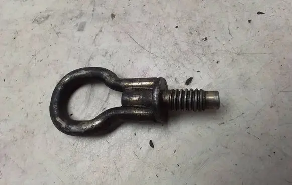 Towing hook eye