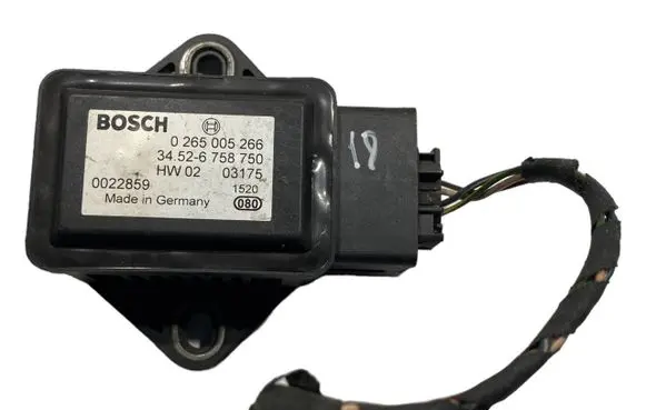 BMW 5 E60 E61 ESP acceleration yaw rate sensor 6758750 34526758750 0265005266