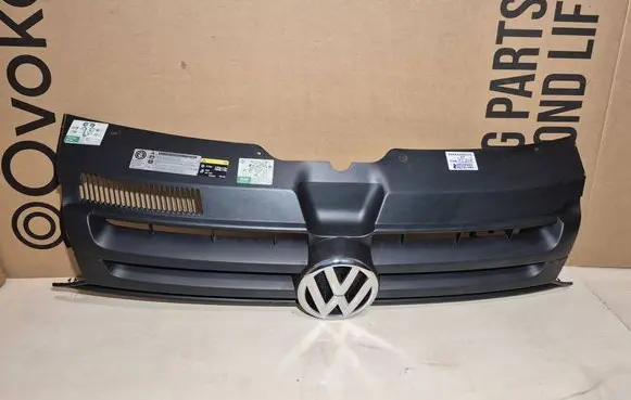 Volkswagen Transporter - Caravelle T5 Front bumper upper radiator grill 7E0853653