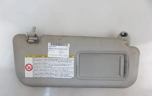 Sun visor clip/hook/bracket