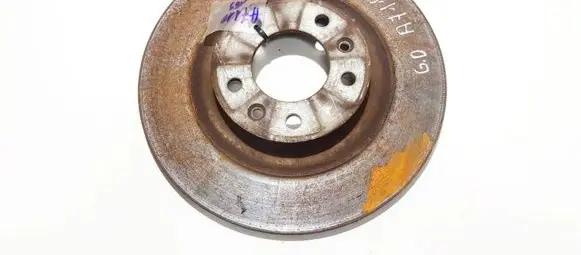 Peugeot 407 Rear brake disc neventiliuojamas