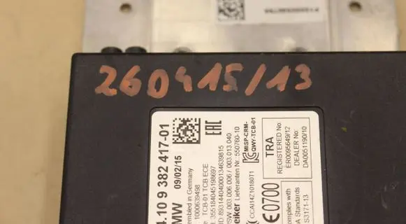 BMW 1 F20 F21 Bluetooth control unit module 9382417 1000639498 ER0095649