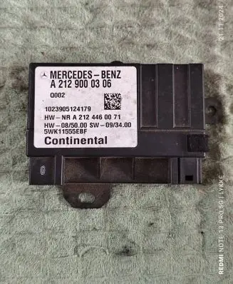 Mercedes-Benz C W204 Fuel injection pump control unit/module A2129000306 5WK11555EBF A2124460071