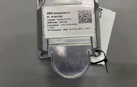 BMW X3 F25 Airbag control unit/module 6863386