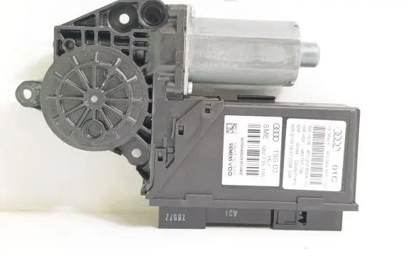 Audi A8 S8 D3 4E Rear door window regulator motor 4E0959801C 4E0910882A