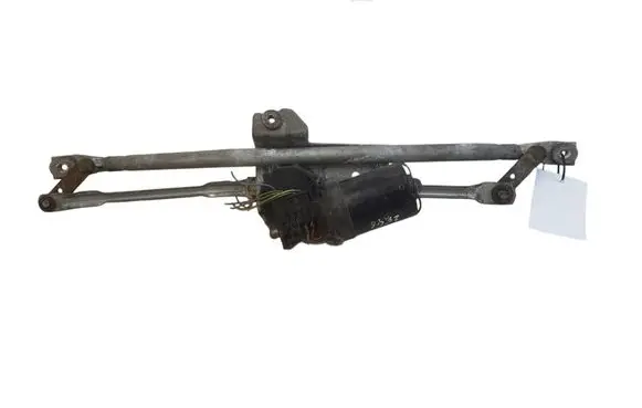 Front wiper linkage and motor