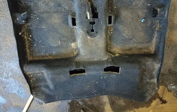 Smart ForFour I Rear floor carpet liner A4546801140