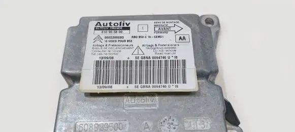 Citroen C4 I Picasso Airbag control unit/module 610955800 9665396680