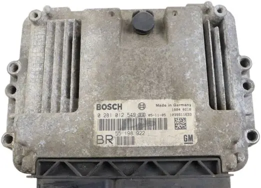 Opel Zafira B Engine control unit/module 55198922 0281012549 1039S11633