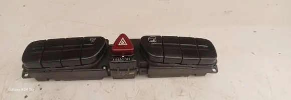 Mercedes-Benz C W203 Hazard light switch 2038217058 10857707001 3306490200