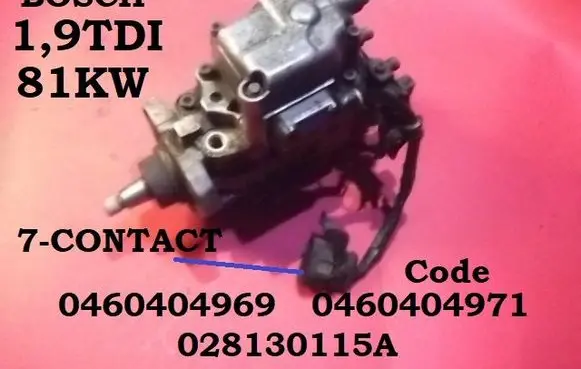 Volkswagen PASSAT B5.5 Fuel injection high pressure pump 0460404969 0460404971