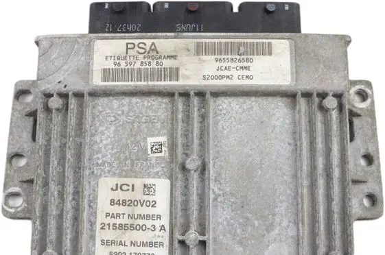 Peugeot 407 Engine control unit/module 9655826580 9659785880