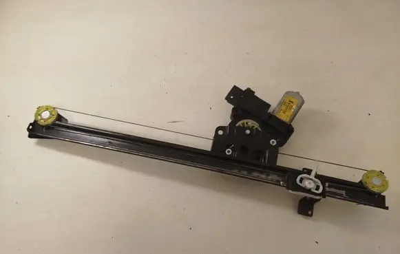 Front door window regulator with motor