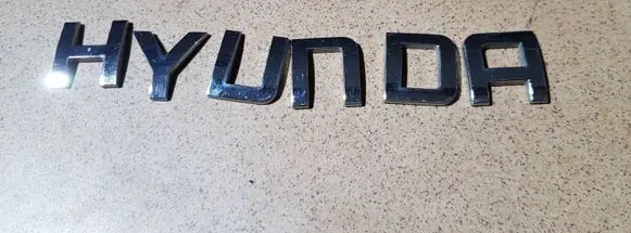 Hyundai Terracan Manufacturer badge logo/emblem 
