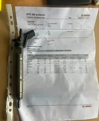 Mercedes-Benz Sprinter W906 Fuel injector A6460701487 0445115069
