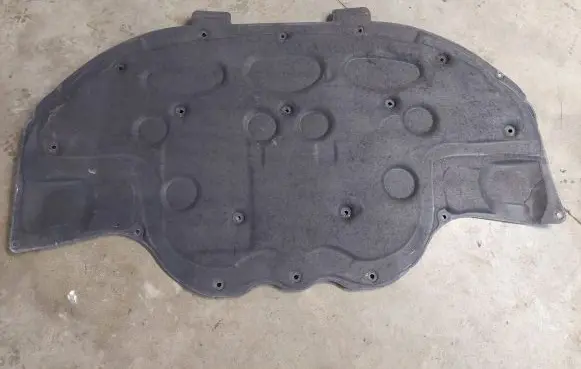 Heat shield in engine bay