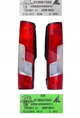 Fiat Ducato Rear/tail lights set 