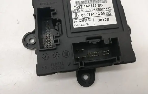 Ford Mondeo MK IV Door control unit/module 7G9T14B533BD 0507911300 14C235BA