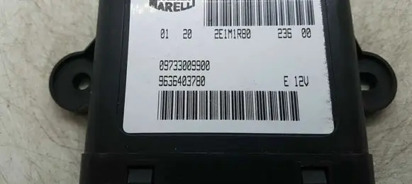Peugeot 607 Other control units/modules 9636403780