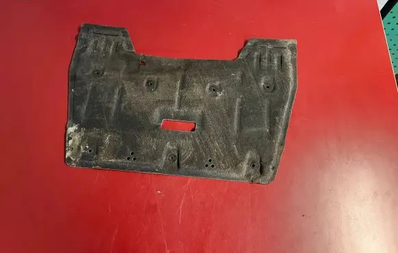 Front bumper skid plate/under tray