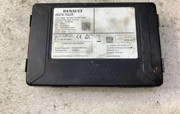 Renault Laguna III GPS navigation control unit/module 51986193 282757632R