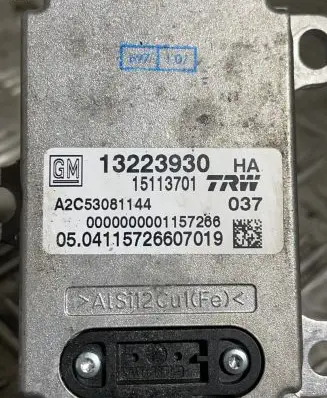 Opel Signum ESP acceleration yaw rate sensor 13223930 15113701 A2C53081144