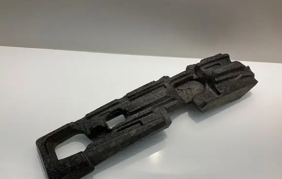Front bumper foam support bar