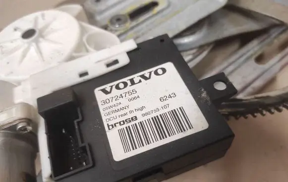 Volvo V50 Rear door window regulator with motor 30724755 992753107