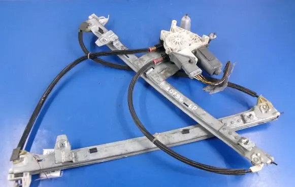 Front door window regulator with motor