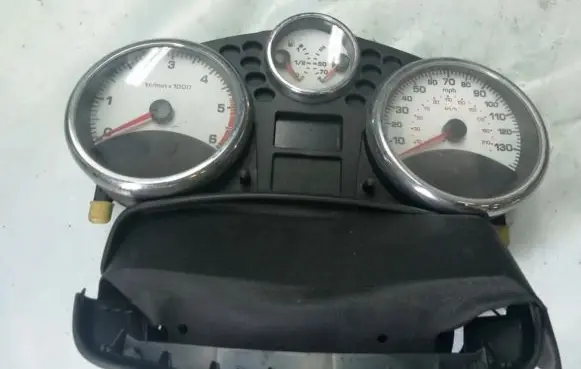 Peugeot 207 Speedometer (instrument cluster) 9666749280 A2C53370977