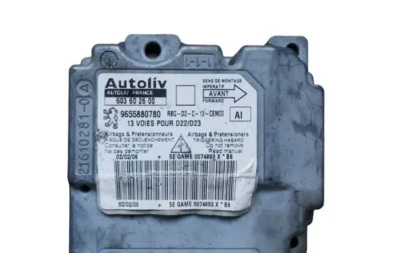 Peugeot 407 Airbag control unit/module 9655880780 603602600