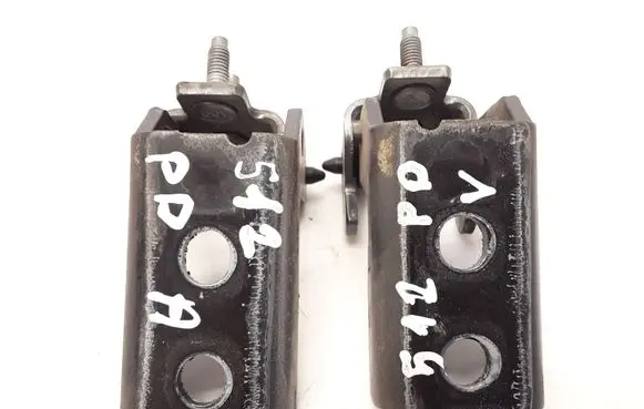 Front door hinge set