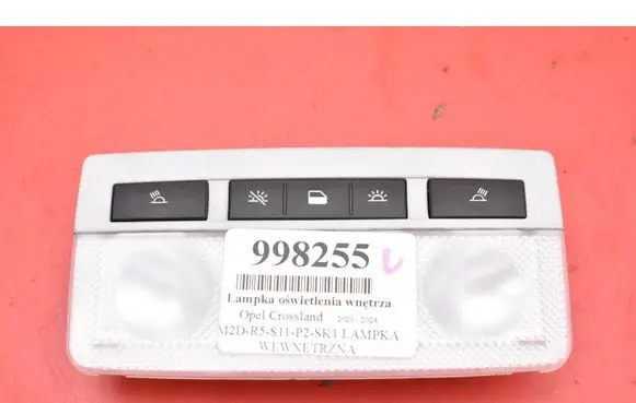 Opel Crossland X Boot/trunk interior light 316627975