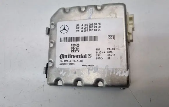 Mercedes-Benz E W212 Camera control unit module 0009054900 0009050038 0009024804