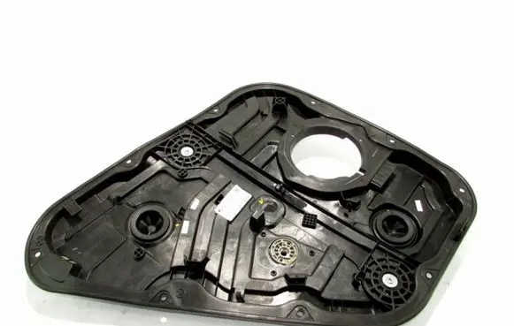 Rear window lifting mechanism without motor