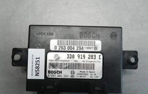 Volkswagen Phaeton Parking PDC control unit/module 3D0919283E 0263004294