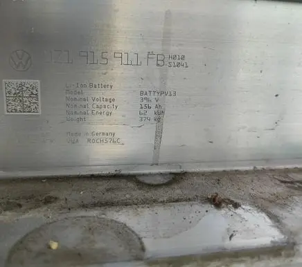 Volkswagen ID.3 Hybrid / electric car battery 0Z1915911FB