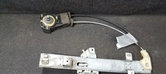 Sliding door window regulator with motor