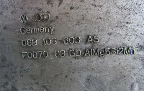 Audi A6 S6 C6 4F Oil sump 06B103603AS