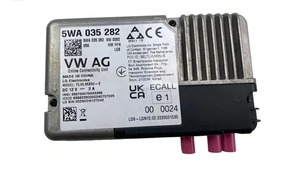 Skoda Fabia Mk4 (6VA) Bluetooth control unit module 5WA035282