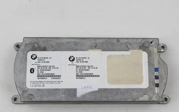 BMW 7 E65 E66 Bluetooth control unit module 9138168