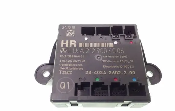 Mercedes-Benz C W204 Door control unit/module A2129004006