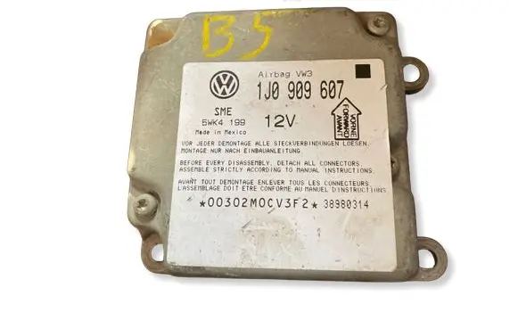 Volkswagen PASSAT B5 Airbag control unit/module 1J0909607