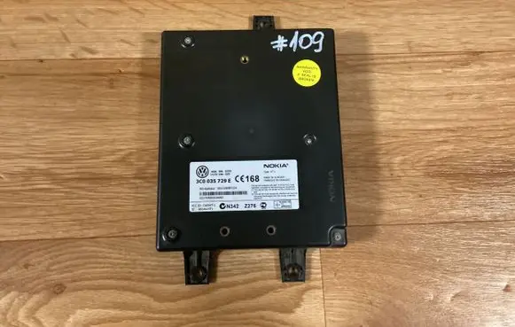 Volkswagen PASSAT B6 Phone control unit/module 3C0035729E 001018E8FCD4 N342Z276
