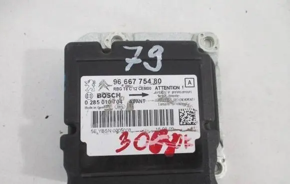 Peugeot 3008 I Airbag control unit/module 9666775480