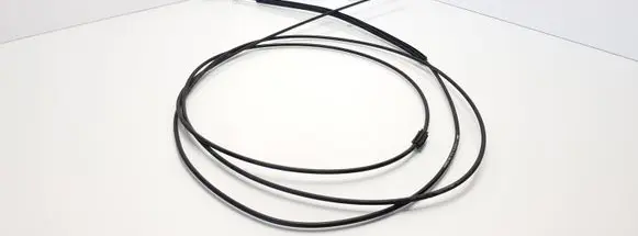 Skoda Fabia Mk1 (6Y) Fuel cap flap release cable 6Y9809973B
