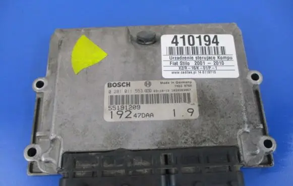 Fiat Stilo Engine control unit/module ECU 55191209